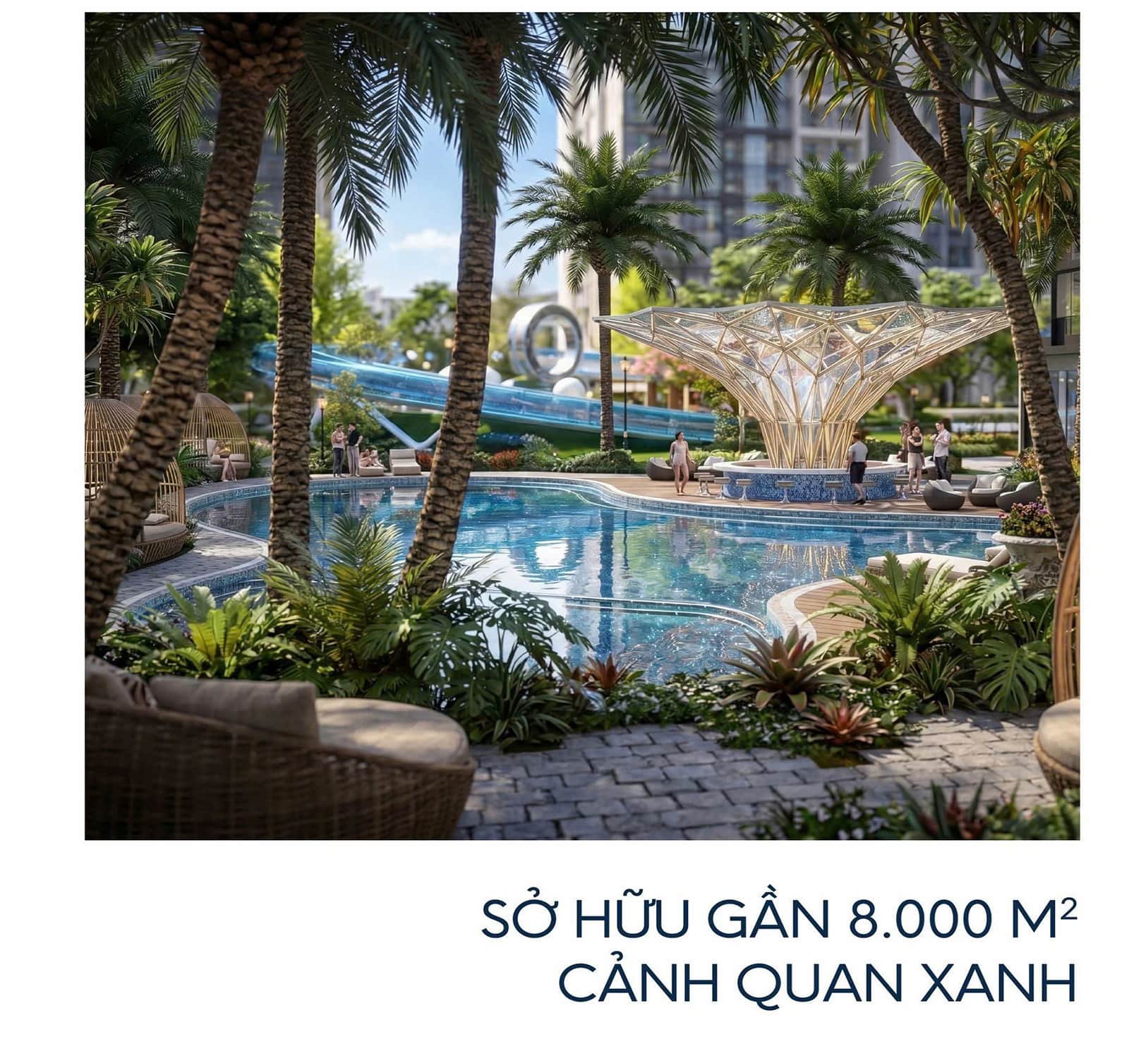 Tiện ích sống d'.diamant bleu